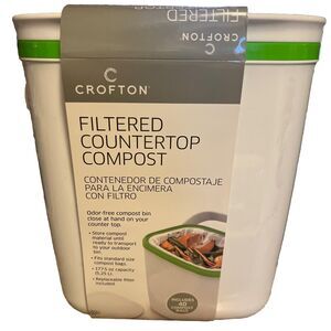 Crofton Filtered Countertop Compost Includes 40 Compost Bags
